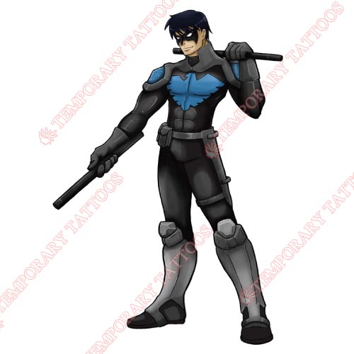 Nightwing Customize Temporary Tattoos Stickers NO.423